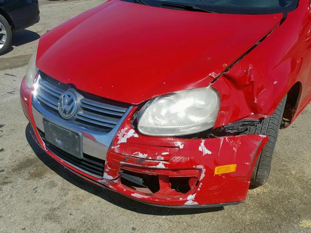 3VWRG71K67M046352 - 2007 VOLKSWAGEN JETTA 2.5 RED photo 9