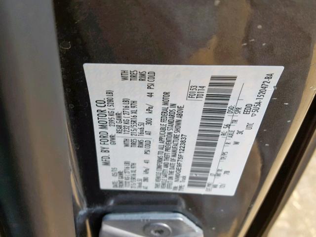 NM0GE9F75F1223837 - 2015 FORD TRANSIT CO GRAY photo 10