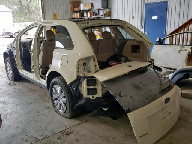 2FMDK49C47BA87910 - 2007 FORD EDGE SEL P CREAM photo 3