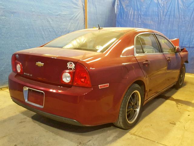 1G1ZC5E1XBF229761 - 2011 CHEVROLET MALIBU 1LT 红色 照片 4