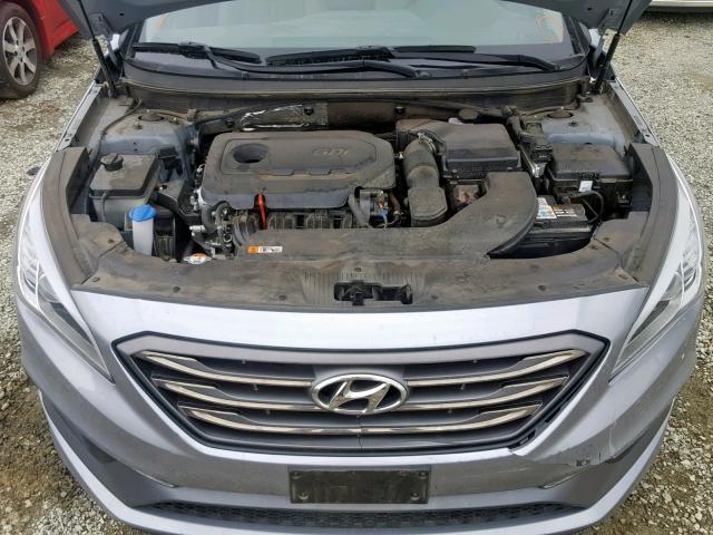 5NPE34AF3GH414068 - 2016 HYUNDAI SONATA SPO GRAY photo 7