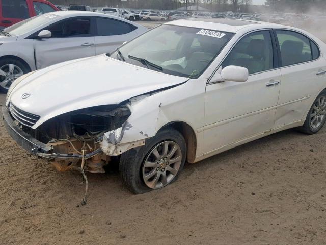 JTHBF30G725028176 - 2002 LEXUS ES 300 WHITE photo 9