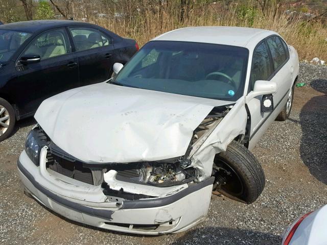 2G1WH55K639253501 - 2003 CHEVROLET IMPALA LS WHITE photo 2