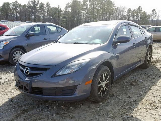 1YVHZ8BH9A5M50299 - 2010 MAZDA 6 I GRAY photo 2