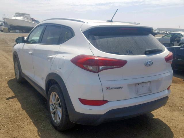 KM8J33A49GU137936 - 2016 HYUNDAI TUCSON LIM WHITE photo 3