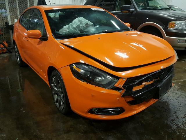 1C3CDFBB6ED861755 - 2014 DODGE DART SXT ORANGE photo 1