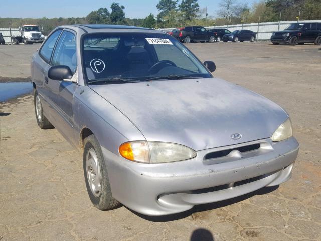 KMHVD34NXVU261827 - 1997 HYUNDAI ACCENT GS SILVER photo 1