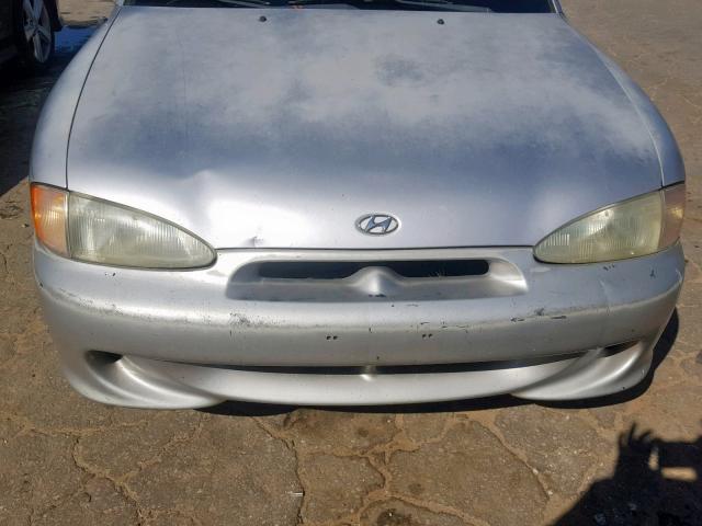 KMHVD34NXVU261827 - 1997 HYUNDAI ACCENT GS SILVER photo 9