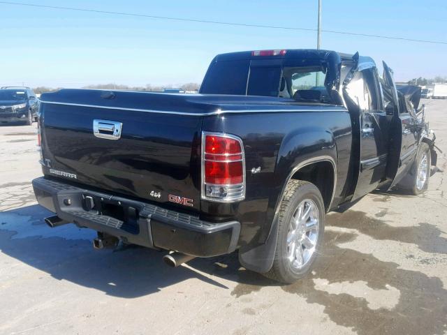 2GTEK638481189305 - 2008 GMC NEW SIERRA BLACK photo 4