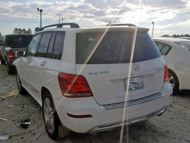 WDCGG5HB8EG285648 - 2014 MERCEDES-BENZ GLK 350 WHITE photo 3