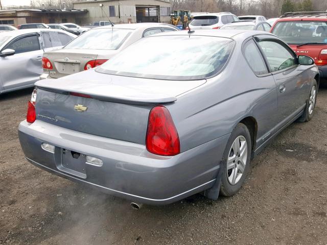 2G1WJ15N879291292 - 2007 CHEVROLET MONTE CARL GRAY photo 4