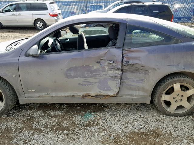 1G1AM15B067863544 - 2006 CHEVROLET COBALT SS PURPLE photo 9