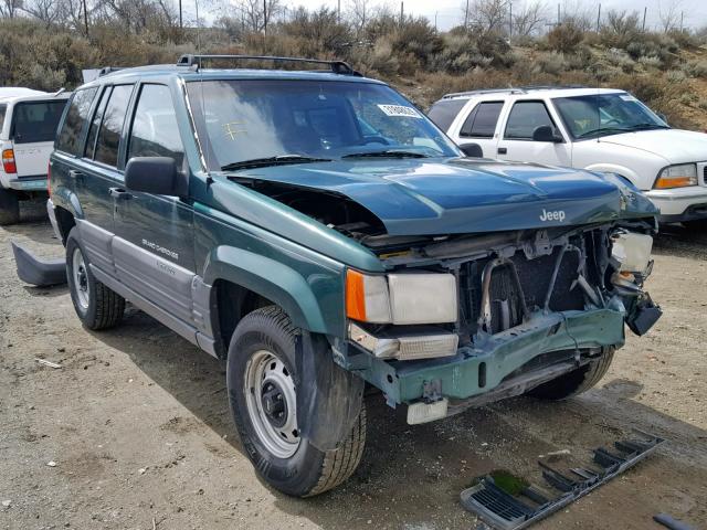 1J4GZ58Y9TC379508 - 1996 JEEP GRAND CHER GREEN photo 1