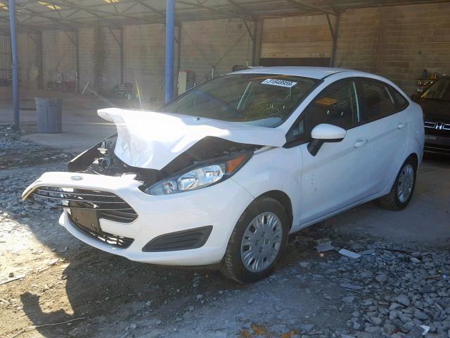 3FADP4AJXFM152732 - 2015 FORD FIESTA S WHITE photo 2