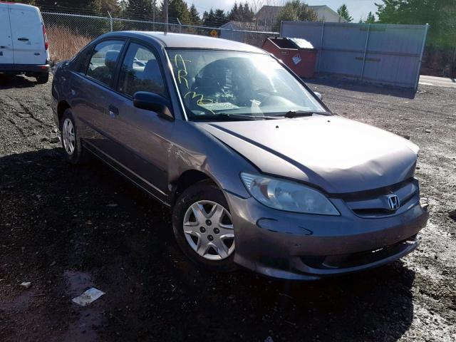 2HGES16395H004317 - 2005 HONDA CIVIC DX V CHARCOAL photo 1