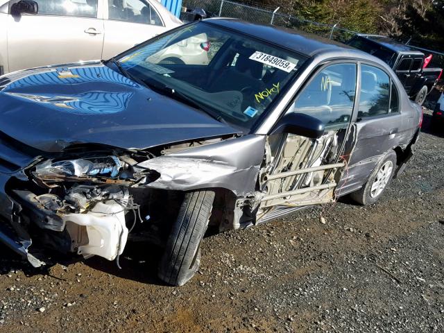 2HGES16395H004317 - 2005 HONDA CIVIC DX V CHARCOAL photo 9