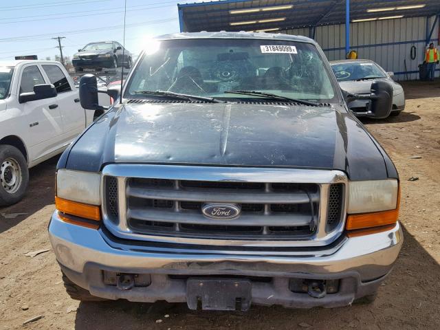 1FTSW30F9XEE05414 - 1999 FORD F350 SRW S BLUE photo 9