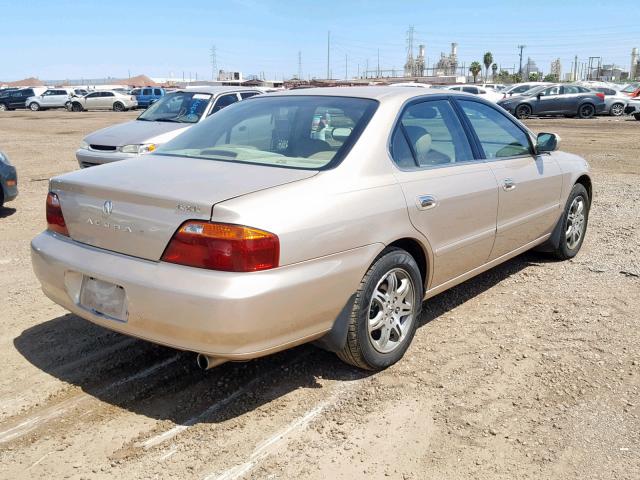 19UUA56641A023298 - 2001 ACURA 3.2TL GOLD photo 4