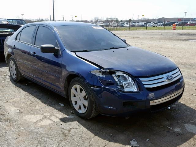 3FAHP06Z97R115927 - 2007 FORD FUSION S BLUE photo 1