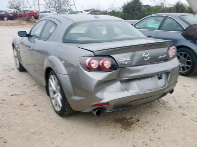 JM1FE174990401067 - 2009 MAZDA RX8 GRAY photo 3