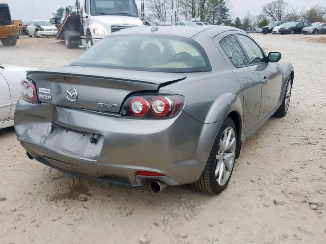 JM1FE174990401067 - 2009 MAZDA RX8 GRAY photo 4