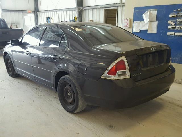 3FAFP06Z26R165235 - 2006 FORD FUSION S GRAY photo 3