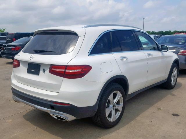 WDC0G4JB7JV023907 - 2018 MERCEDES-BENZ GLC 300 WHITE photo 4