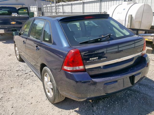 1G1ZT62885F136457 - 2005 CHEVROLET MALIBU MAX 蓝色 照片 3