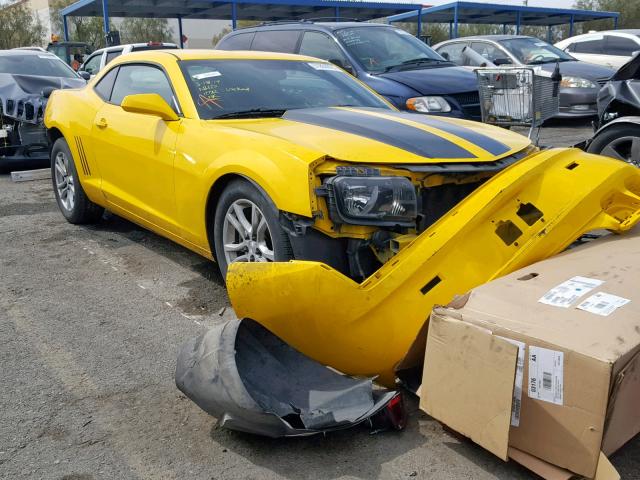 2G1FA1E30C9124983 - 2012 CHEVROLET CAMARO LS YELLOW photo 1