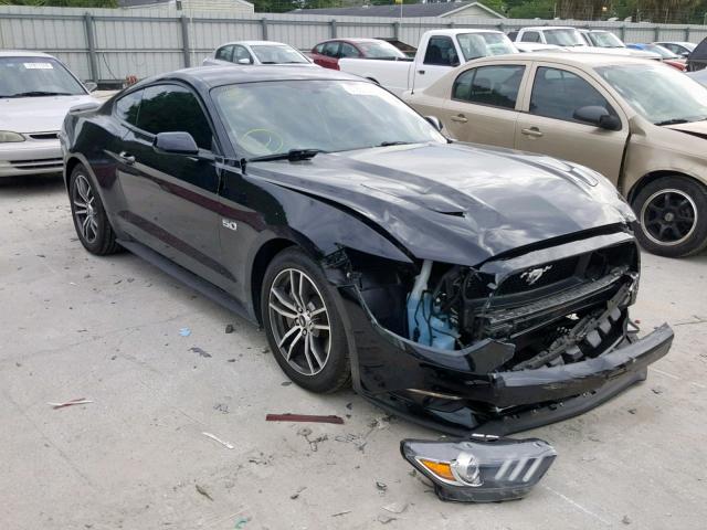 1FA6P8CF9H5234498 - 2017 FORD MUSTANG GT BLACK photo 1