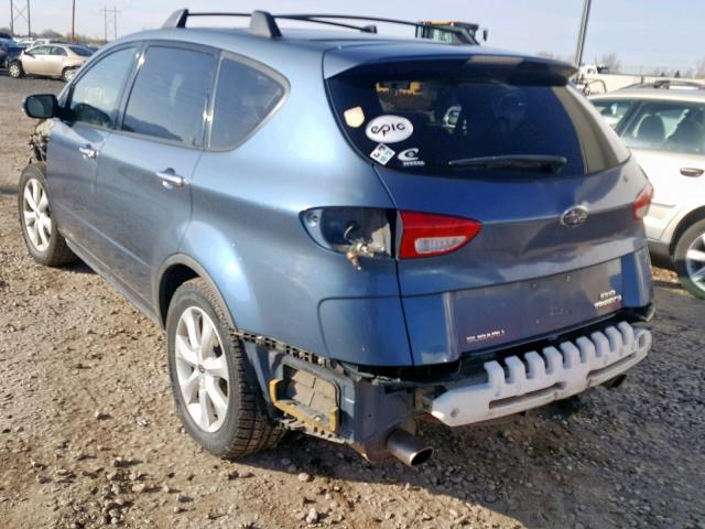 4S4WX86C764426786 - 2006 SUBARU B9 TRIBECA BLUE photo 3