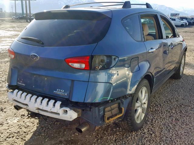 4S4WX86C764426786 - 2006 SUBARU B9 TRIBECA BLUE photo 4