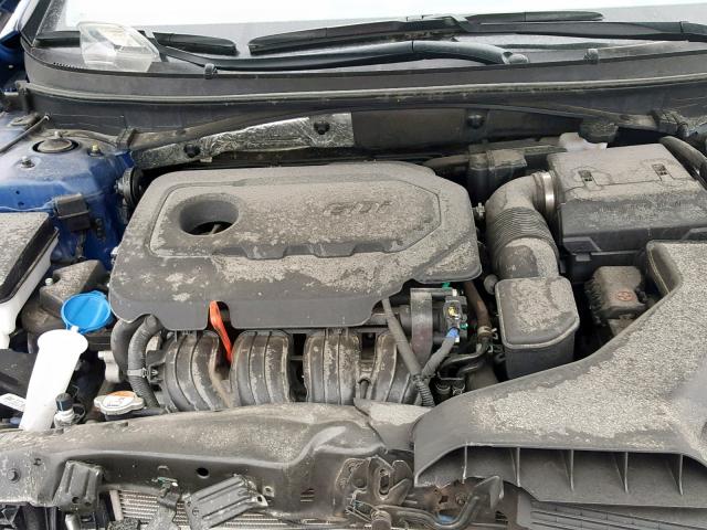 5NPE34AF0JH698427 - 2018 HYUNDAI SONATA SPO BLUE photo 7