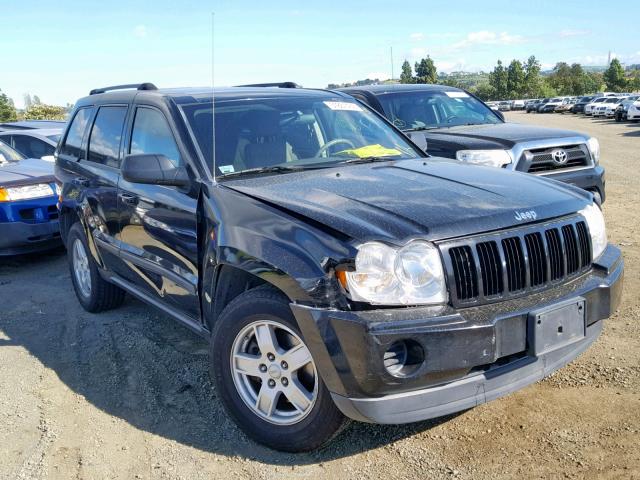 1J8GR48K37C593548 - 2007 JEEP GRAND CHER BLACK photo 1