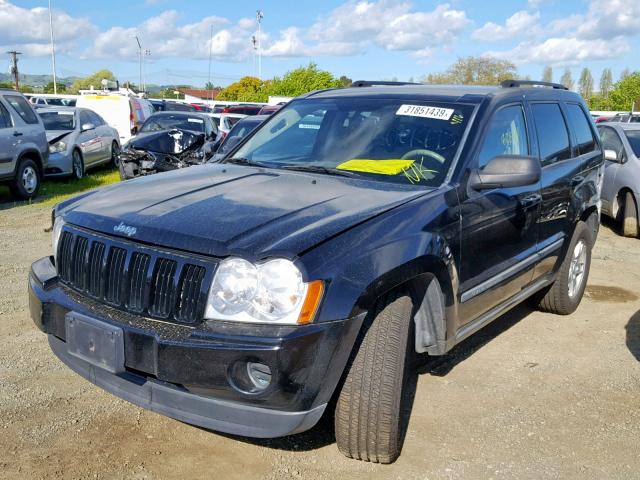 1J8GR48K37C593548 - 2007 JEEP GRAND CHER BLACK photo 2