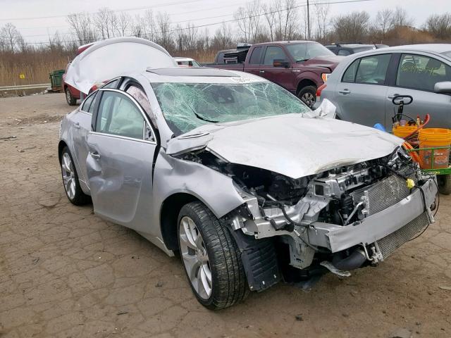 2G4GU5GX9H9179445 - 2017 BUICK REGAL GS SILVER photo 1