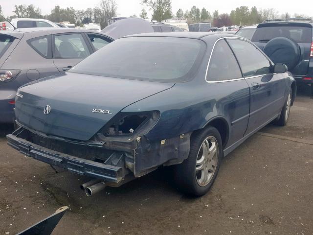 19UYA3251WL009700 - 1998 ACURA 2.3CL GREEN photo 4