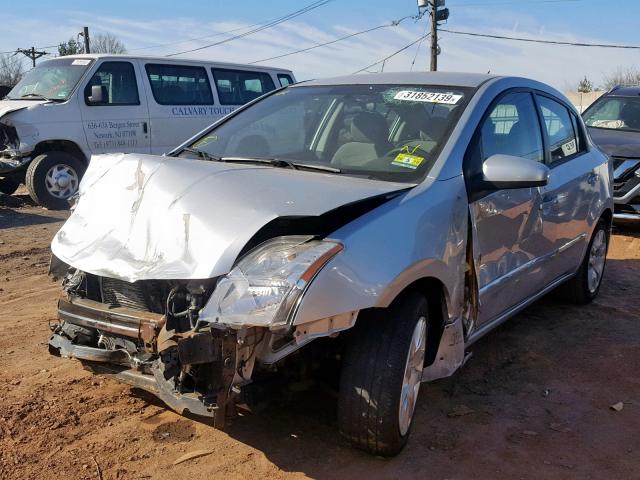 3N1AB6AP9BL731130 - 2011 NISSAN SENTRA 2.0 SILVER photo 2