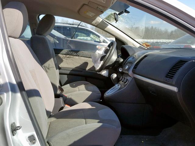 3N1AB6AP9BL731130 - 2011 NISSAN SENTRA 2.0 SILVER photo 5