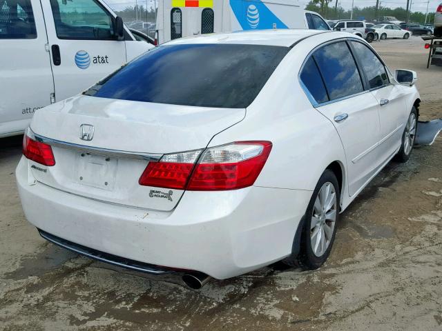 1HGCR2F84DA164672 - 2013 HONDA ACCORD EXL WHITE photo 4