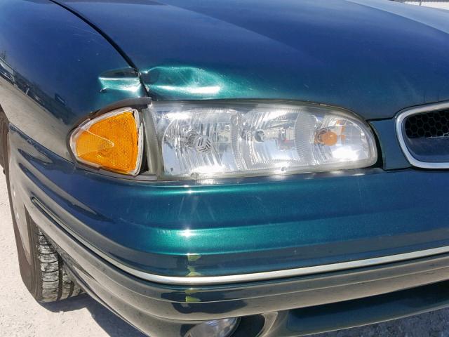 1G2HX52K5W4226244 - 1998 PONTIAC BONNEVILLE GREEN photo 9