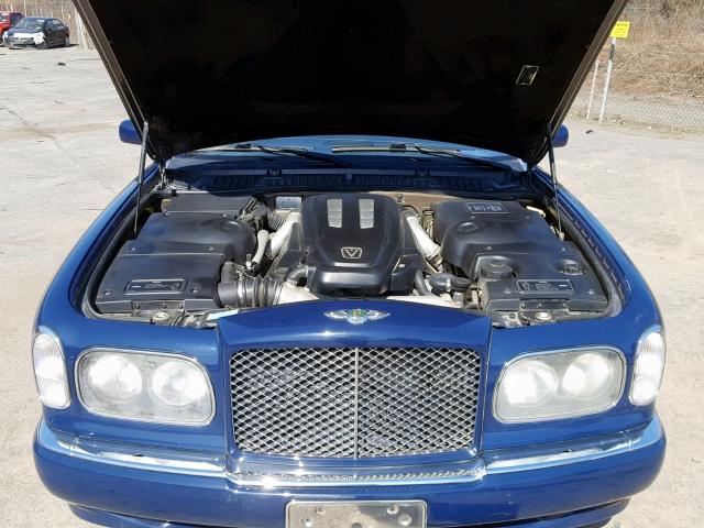 SCBLB51E4XCX02588 - 1999 BENTLEY ARNAGE BLUE photo 7