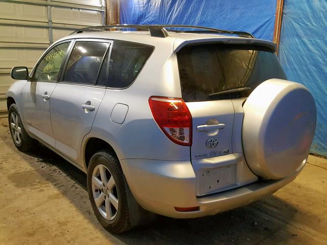 JTMBK31VX86028556 - 2008 TOYOTA RAV4 LIMIT SILVER photo 3