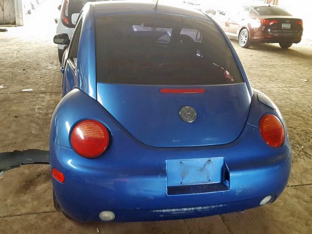 3VWCK21CX1M428293 - 2001 VOLKSWAGEN NEW BEETLE BLUE photo 6