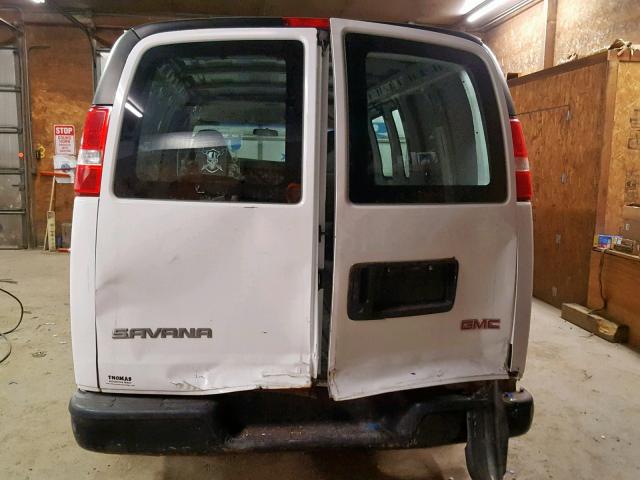 1GTEG15X641121192 - 2004 GMC SAVANA G15 WHITE photo 9