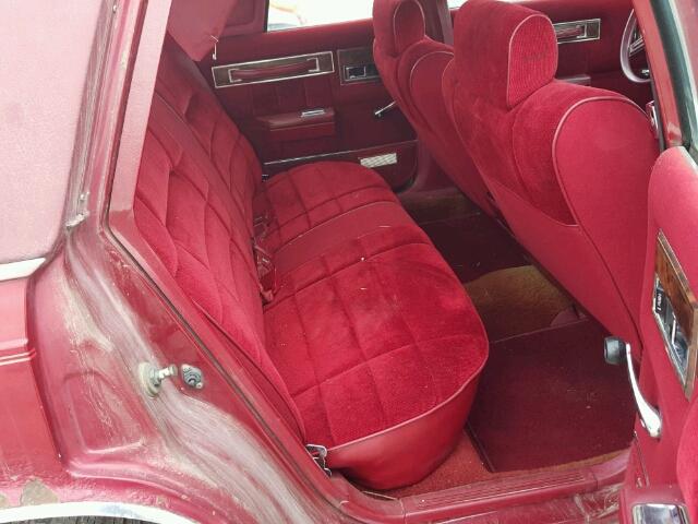 1C3BC56D8FF160001 - 1985 CHRYSLER LEBARON RED photo 6