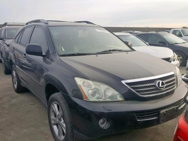 JTJGW31UX72001961 - 2007 LEXUS RX 400H BLACK photo 1