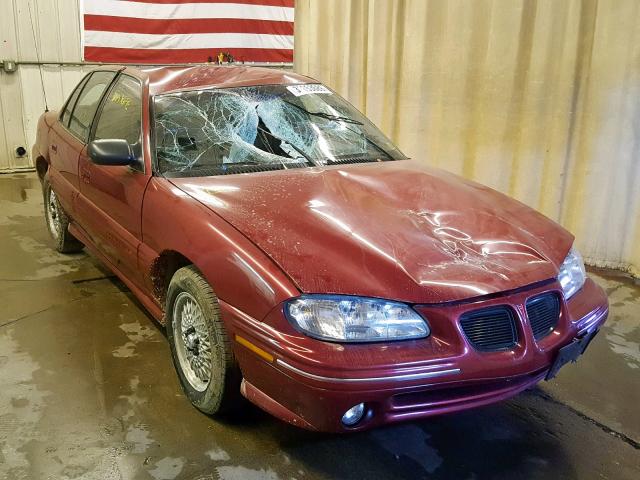 1G2NE52T4VC708807 - 1997 PONTIAC GRAND AM S MAROON photo 1