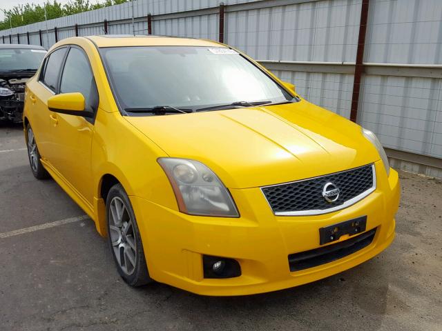 3N1CB61E07L693334 - 2007 NISSAN SENTRA SE- YELLOW photo 1