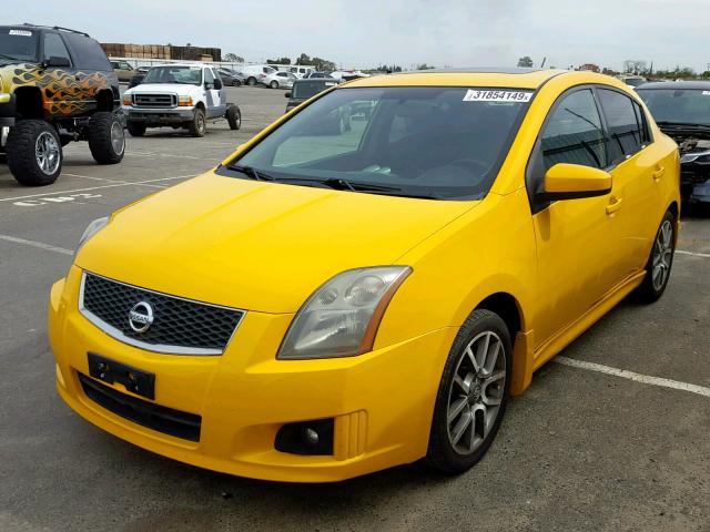 3N1CB61E07L693334 - 2007 NISSAN SENTRA SE- YELLOW photo 2